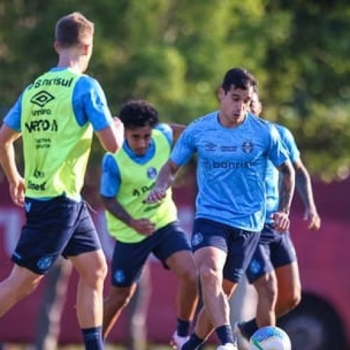 GRÊMIO FEZ SEU ÚLTIMO TREINO EM SÃO PAULO E ESTÁ PRONTO PARA ENFRENTAR O CORINTHIANS